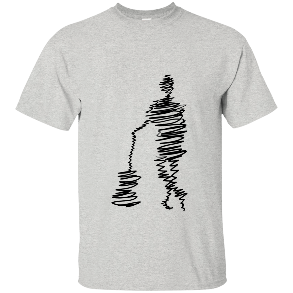 Man with Guitar Sketch Ultra Cotton T-Shirt