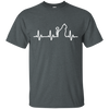 Music Heart Beat Cat T-shirt