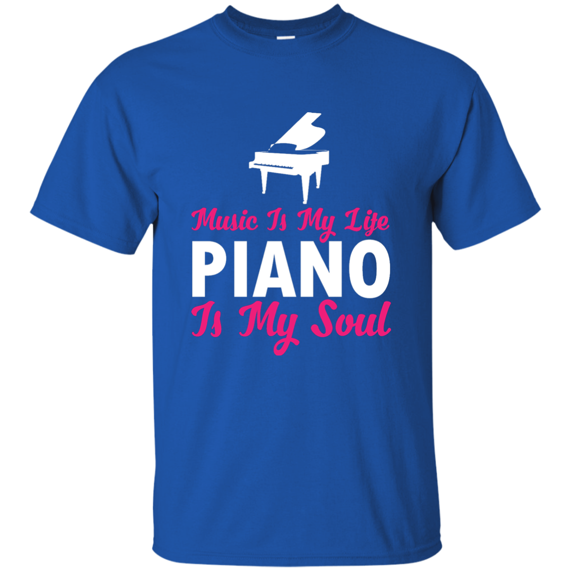 Music is my life Piano is my soul T-shirt