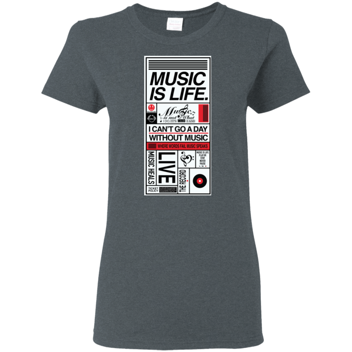 Music Is Life Playbill T-shirt