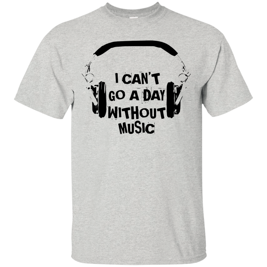 Can't Go A Day Without Music 1 Cotton T-Shirt - Artistic Pod Review