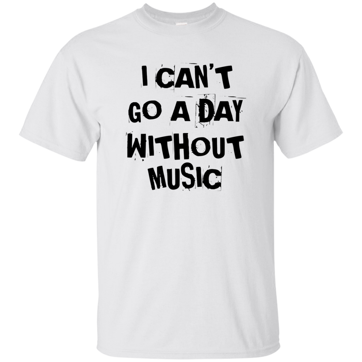 Can't Go A Day Without Music T-Shirt™ - Artistic Pod Review