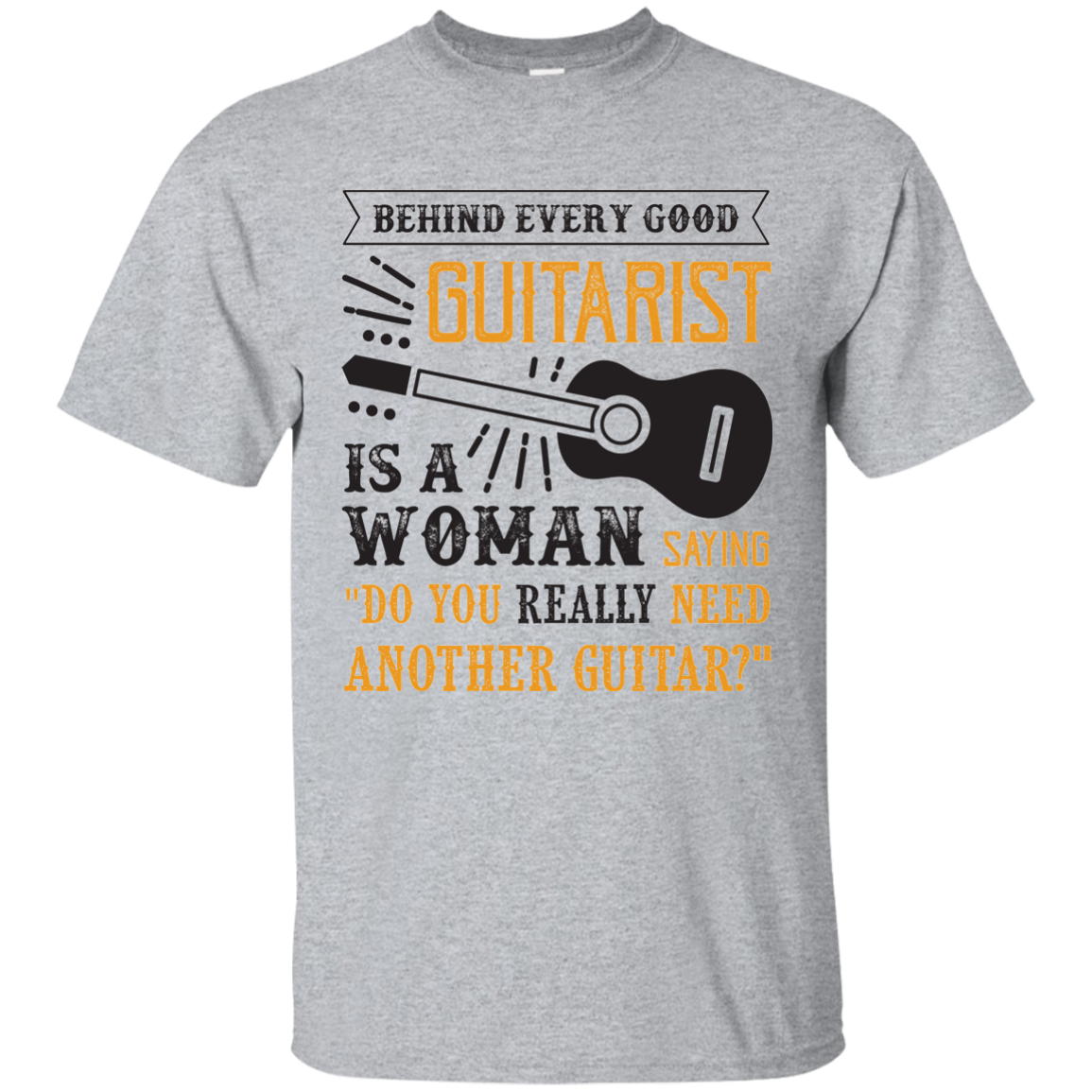 Behind Every Good Guitarist T-shirt - Artistic Pod Review