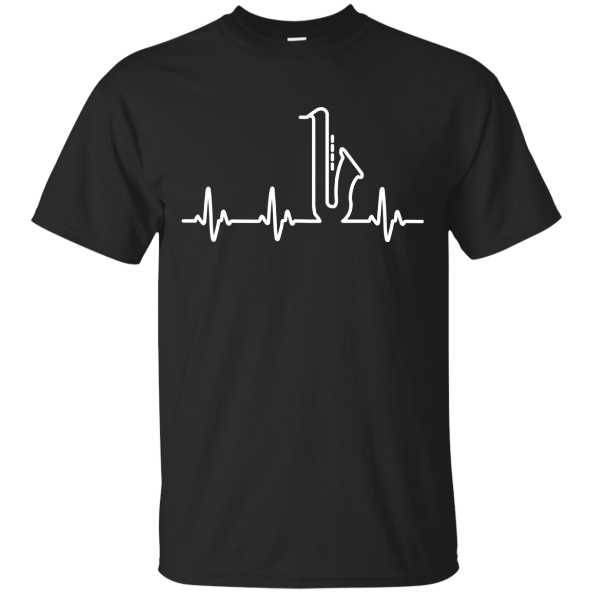 Saxophone Heart Beat T-shirt