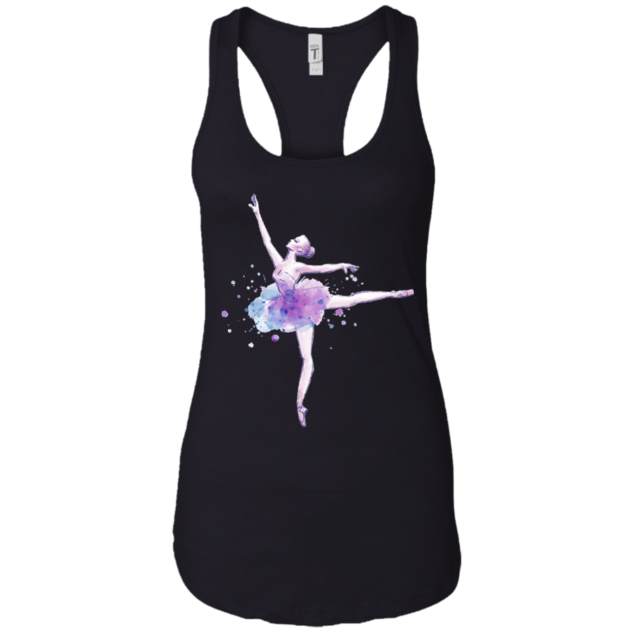 Awesome Purple Ballerina Women Tank Top - Artistic Pod Review