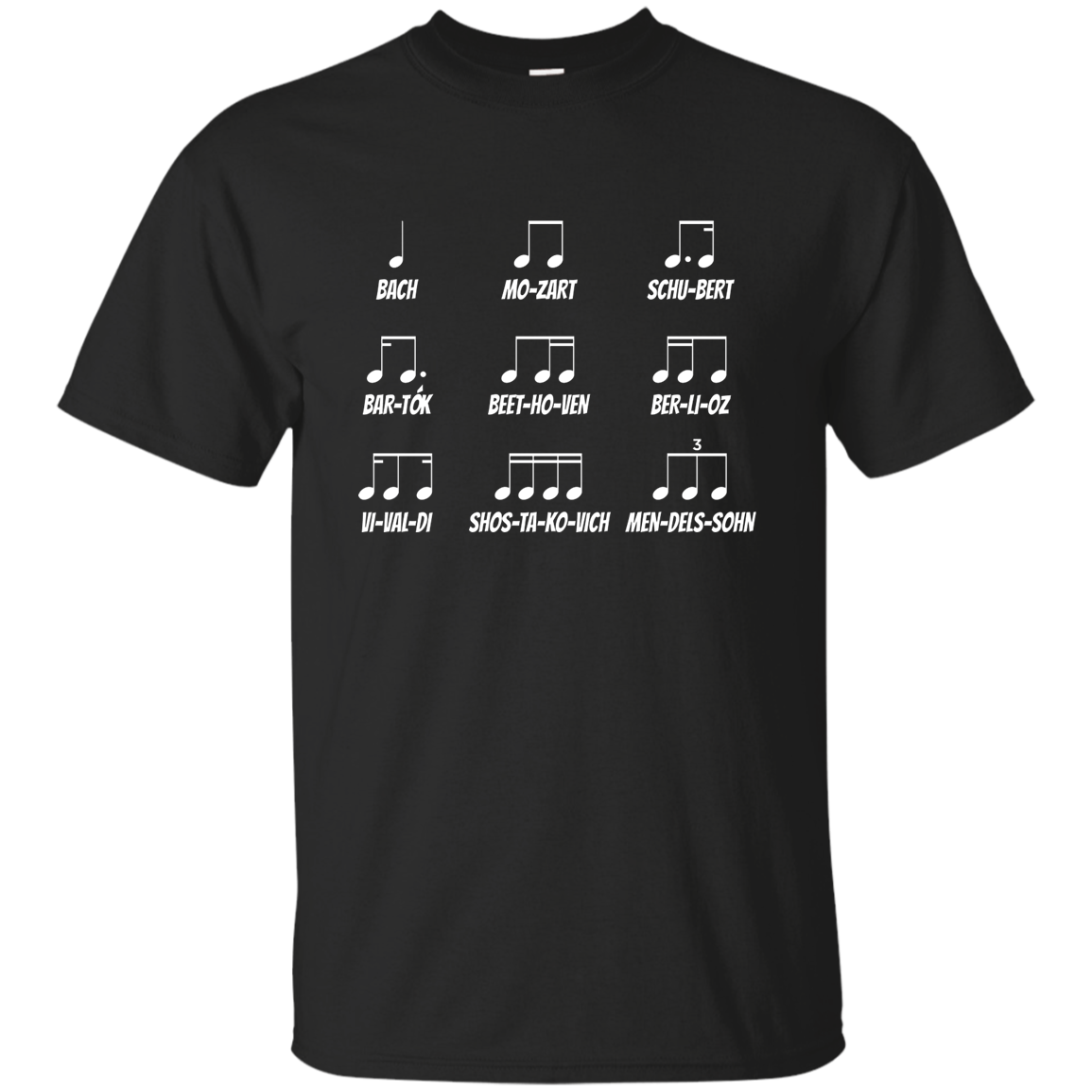 Multiple Musical Notes Unicode Character T-shirt