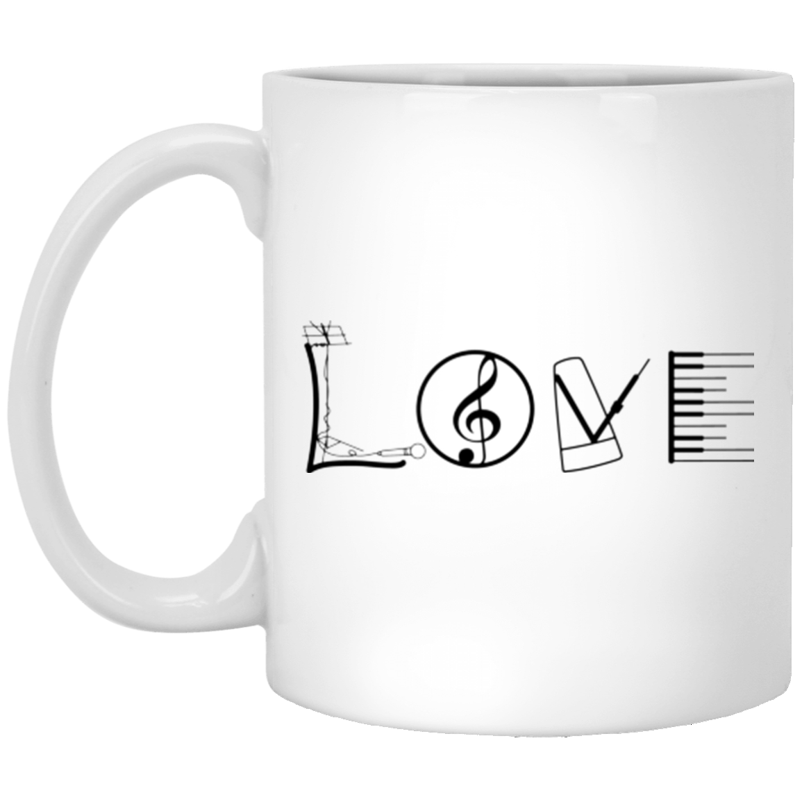 Love Piano Mug