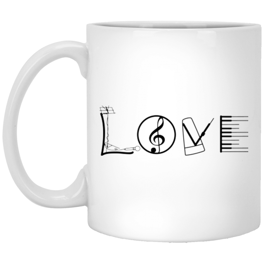 Love Piano Mug