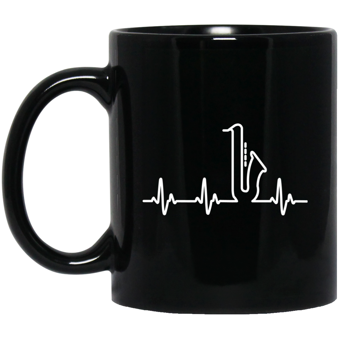 Music Heart Bit Saxophone Mug