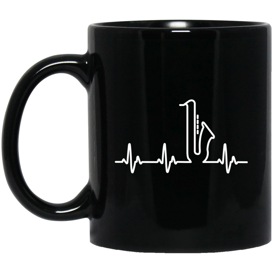 Music Heart Bit Saxophone Mug