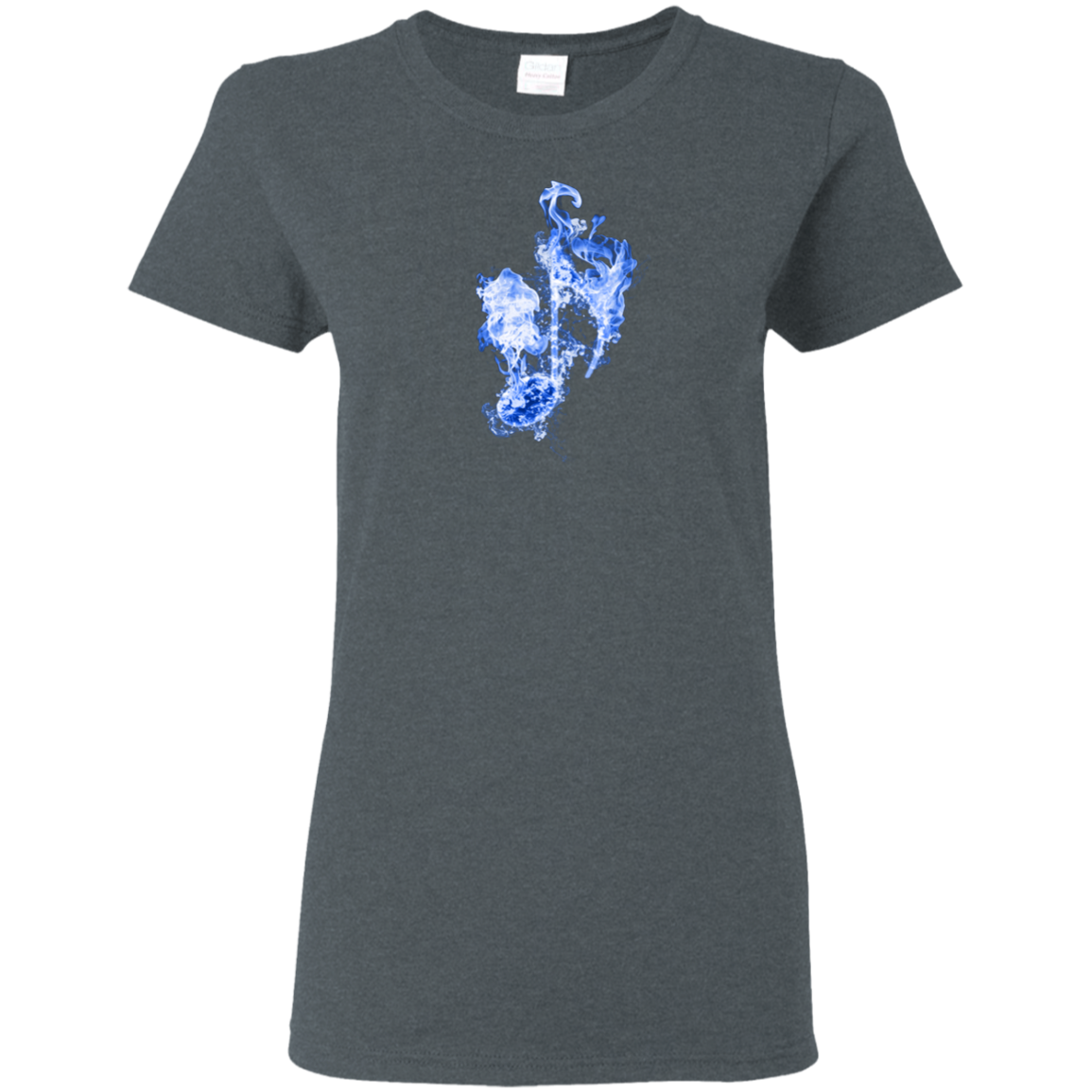 Blue Fire Eighth Note T-shirt - Artistic Pod Review