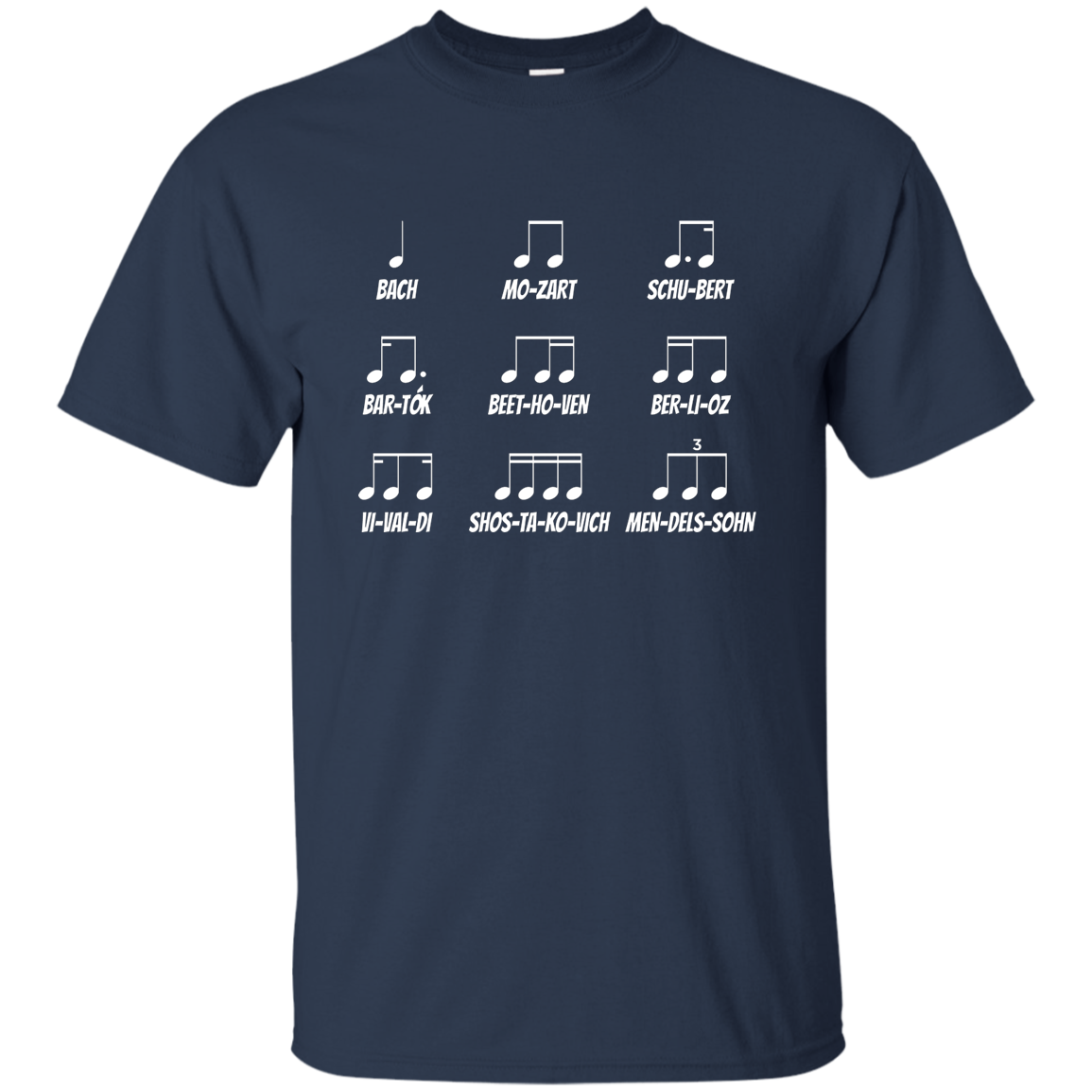 Multiple Musical Notes Unicode Character T-shirt