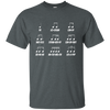 Musical Notes Food Code T-shirt - Men T-Shirt / Dark Heather / S - { shop_name }} - Review