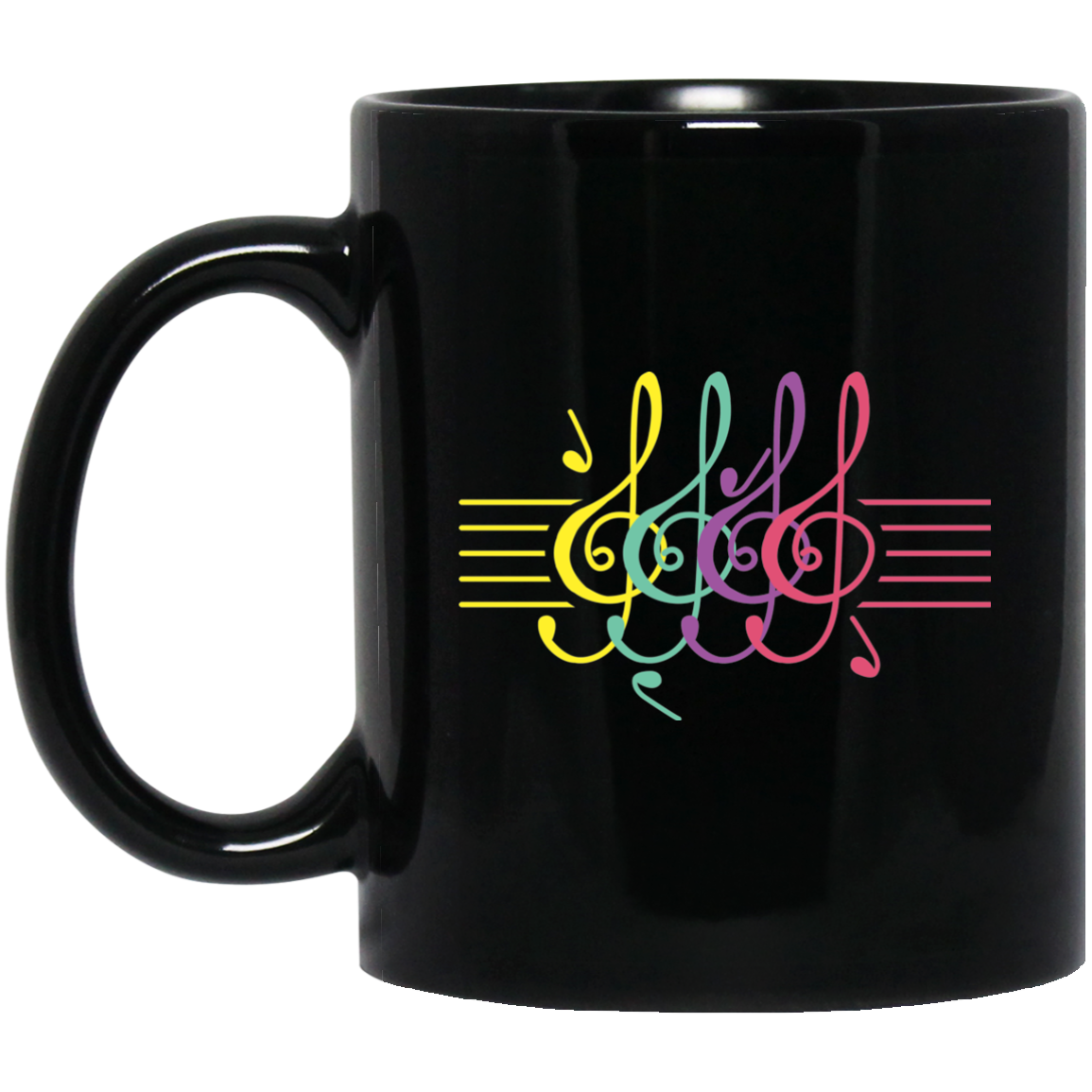 Music Rainbow Mug