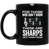 These are SHARPS not HASHTAGS Mug