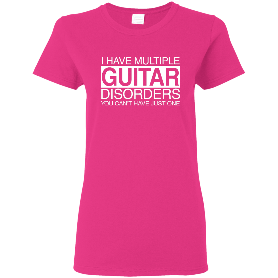 I Have Multiple Guitar Disorders  T-shirt