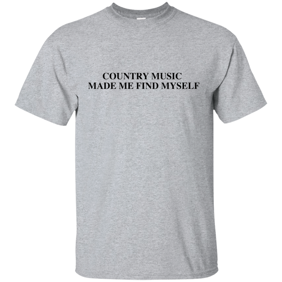 Country Music Made Me Find Myself Ultra Cotton T-Shirt - Artistic Pod Review