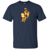 Fire Eighth Note T-shirt - Men / Navy / Small - { shop_name }} - Review
