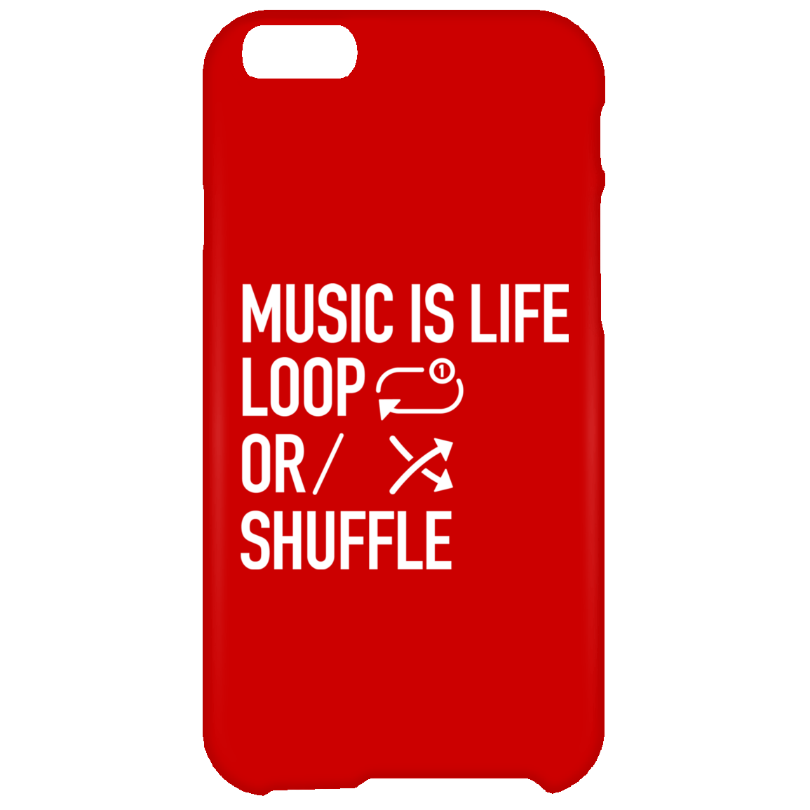 MUSIC IS LIFE iPhone 6 Plus Case