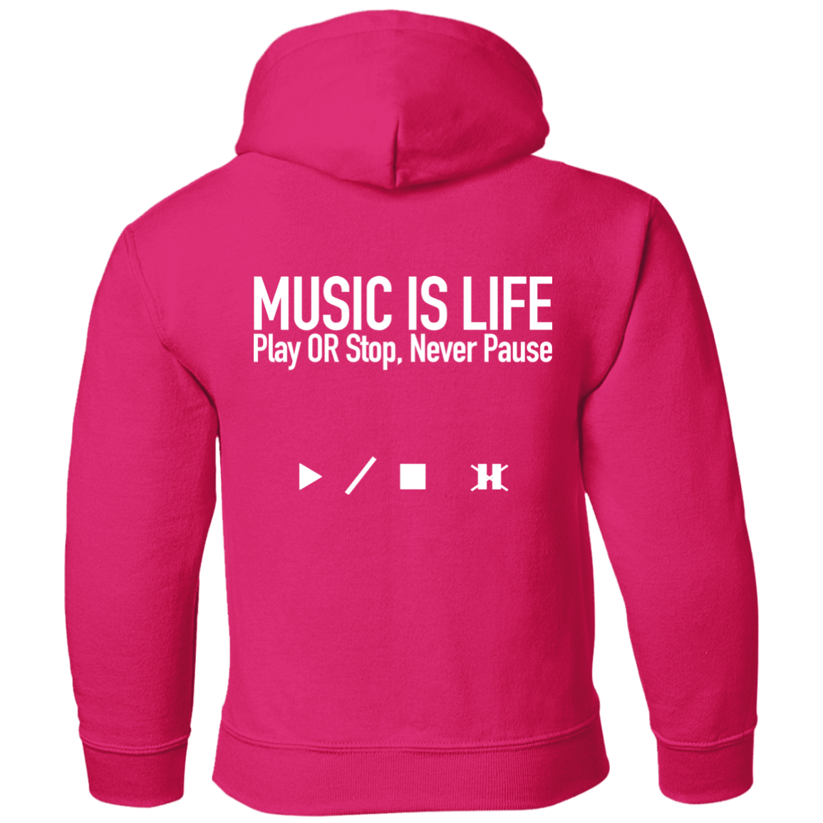 MUSIC IS LIFE Pullover Hoodie