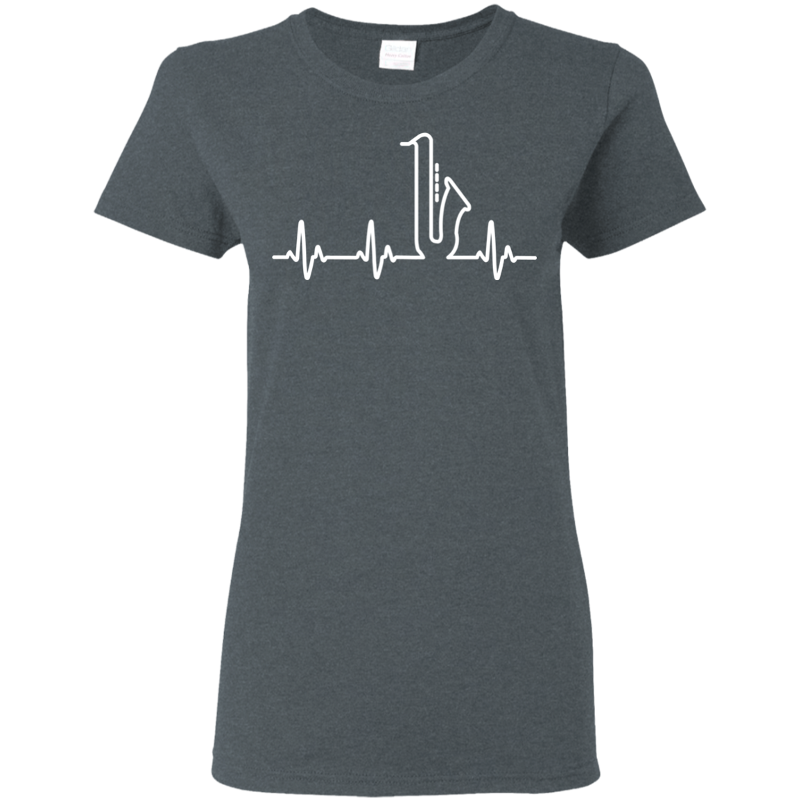 Saxophone Heart Beat T-shirt