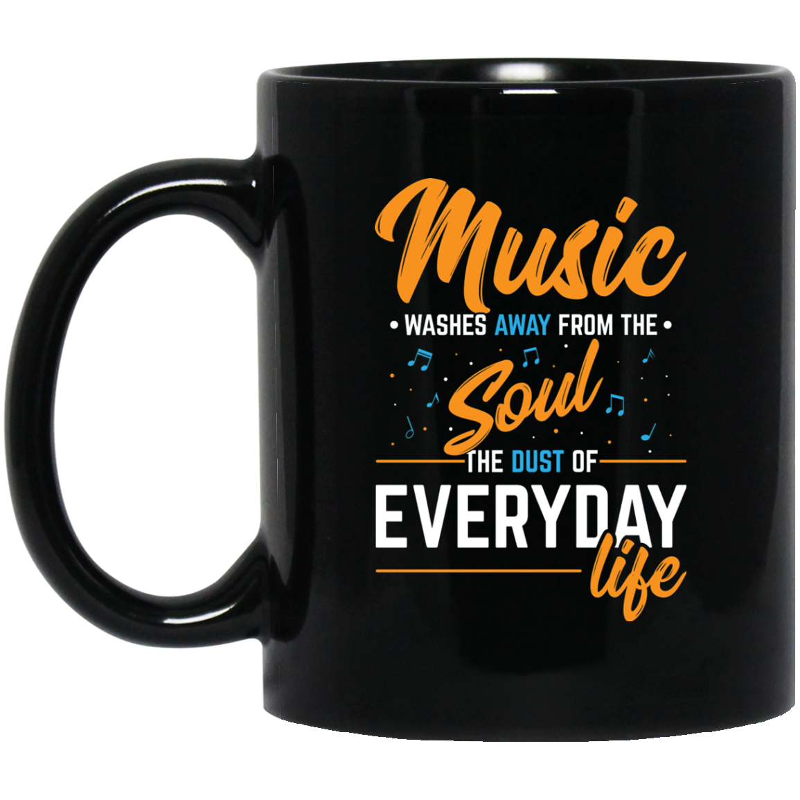 Music Washes Away From The Sound Mug