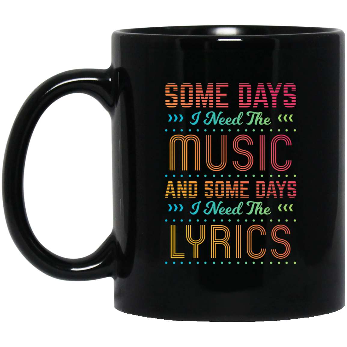 Some Days I Need The Music Mug