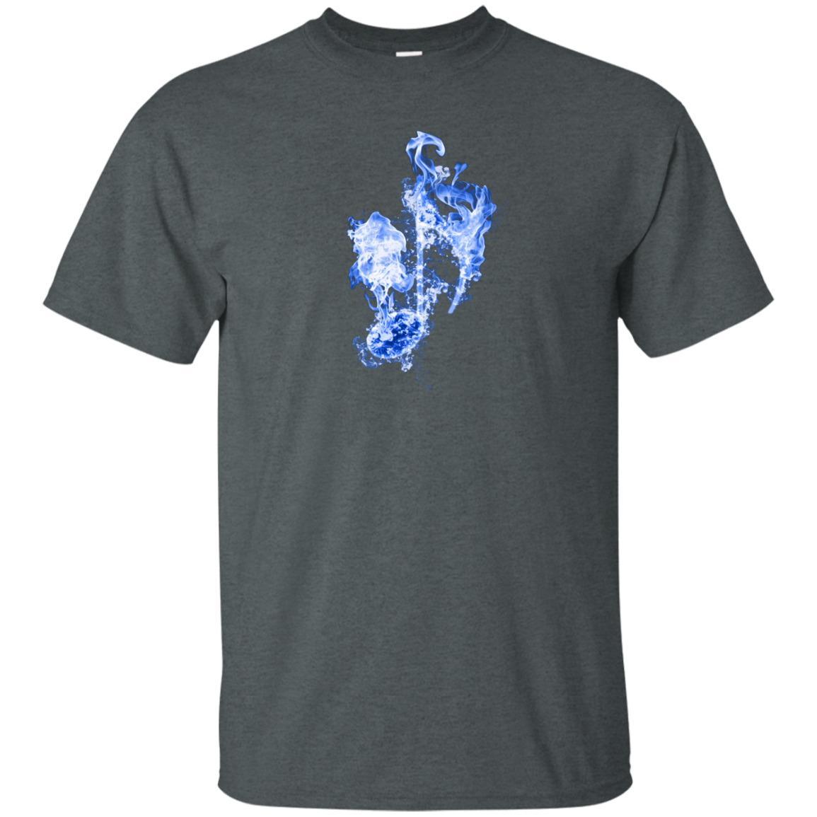 Blue Fire Eighth Note T-shirt - Artistic Pod Review