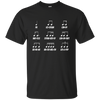 Musical Notes Food Code T-shirt - Men T-Shirt / Black / S - { shop_name }} - Review