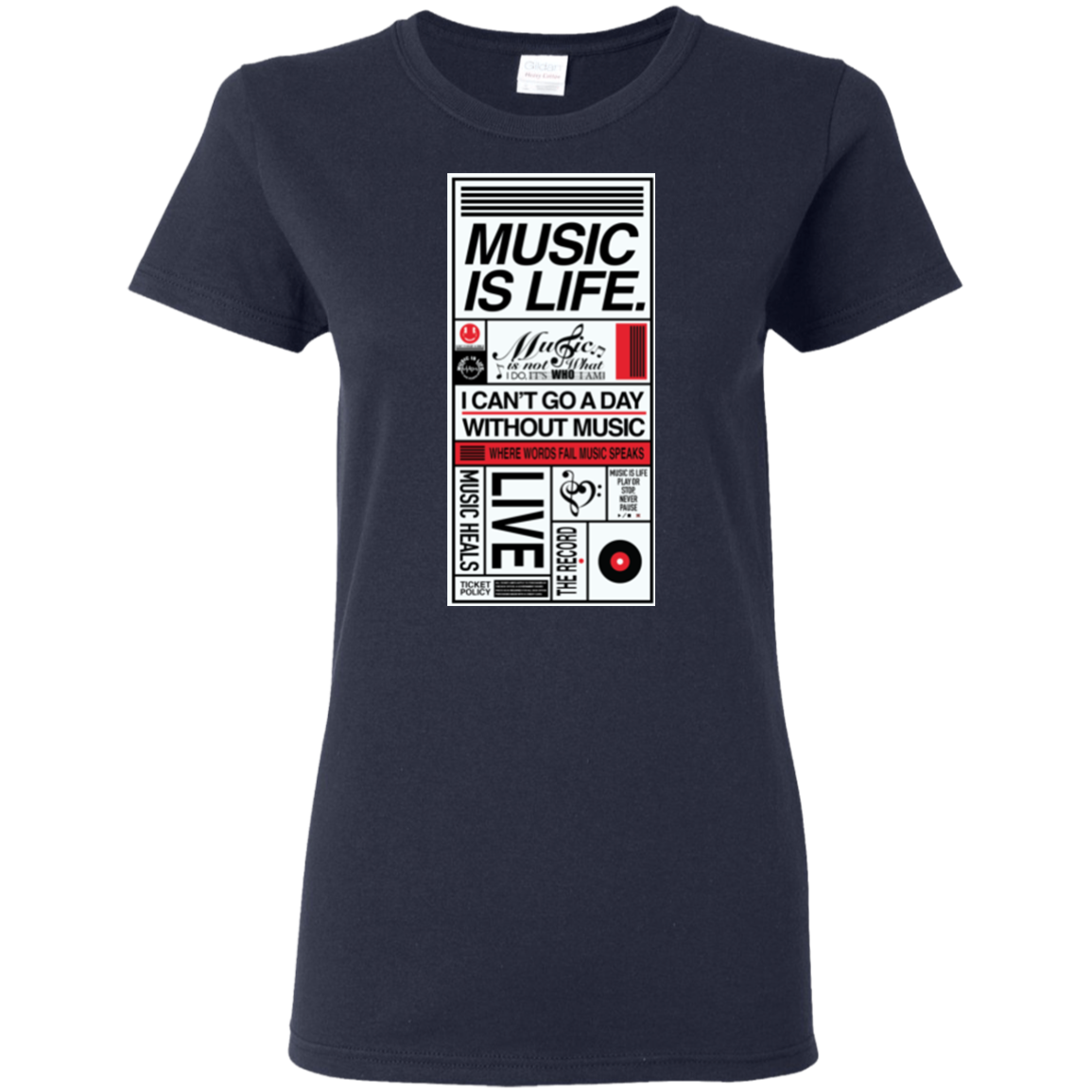 Music Is Life Playbill T-shirt