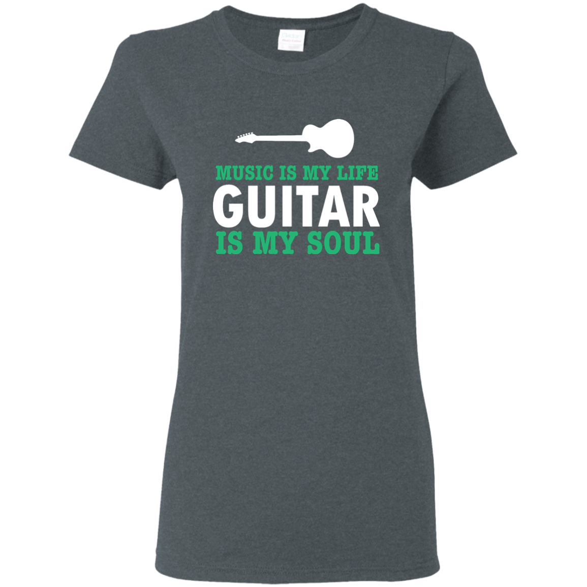Music is my life Guitar is my soul  T-shirt