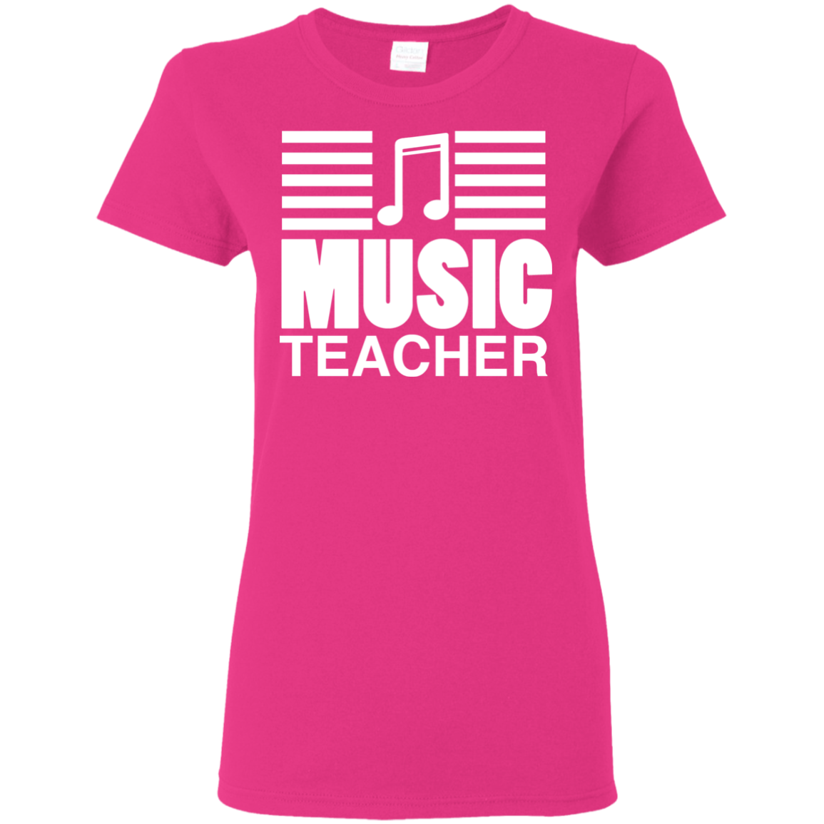 Music Teacher Lover Note T-shirt