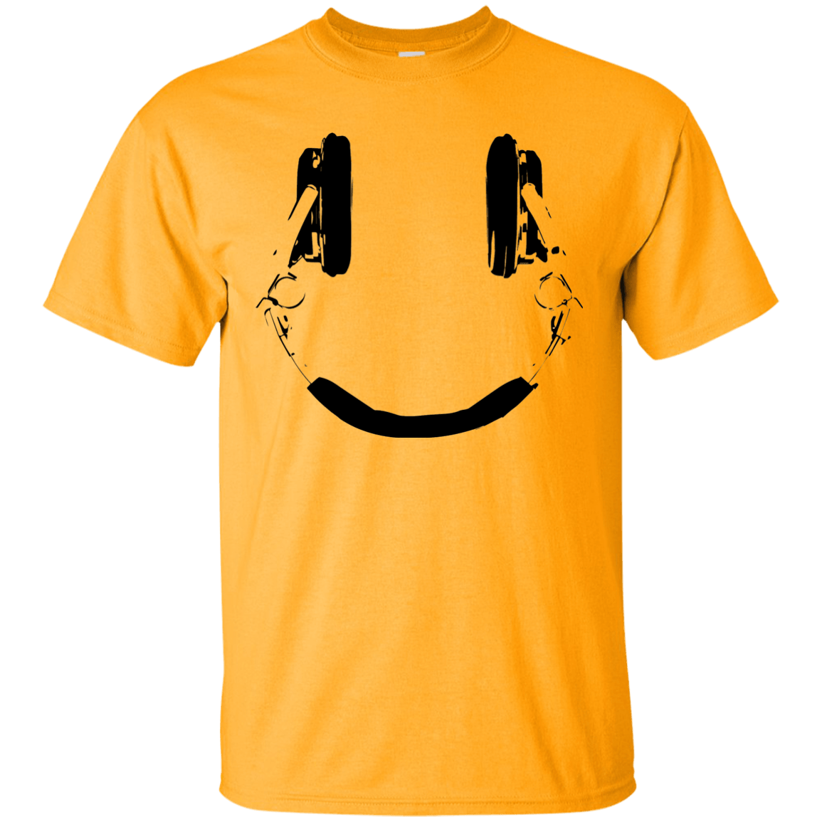 Smile Head Phone Ultra Cotton T-Shirt