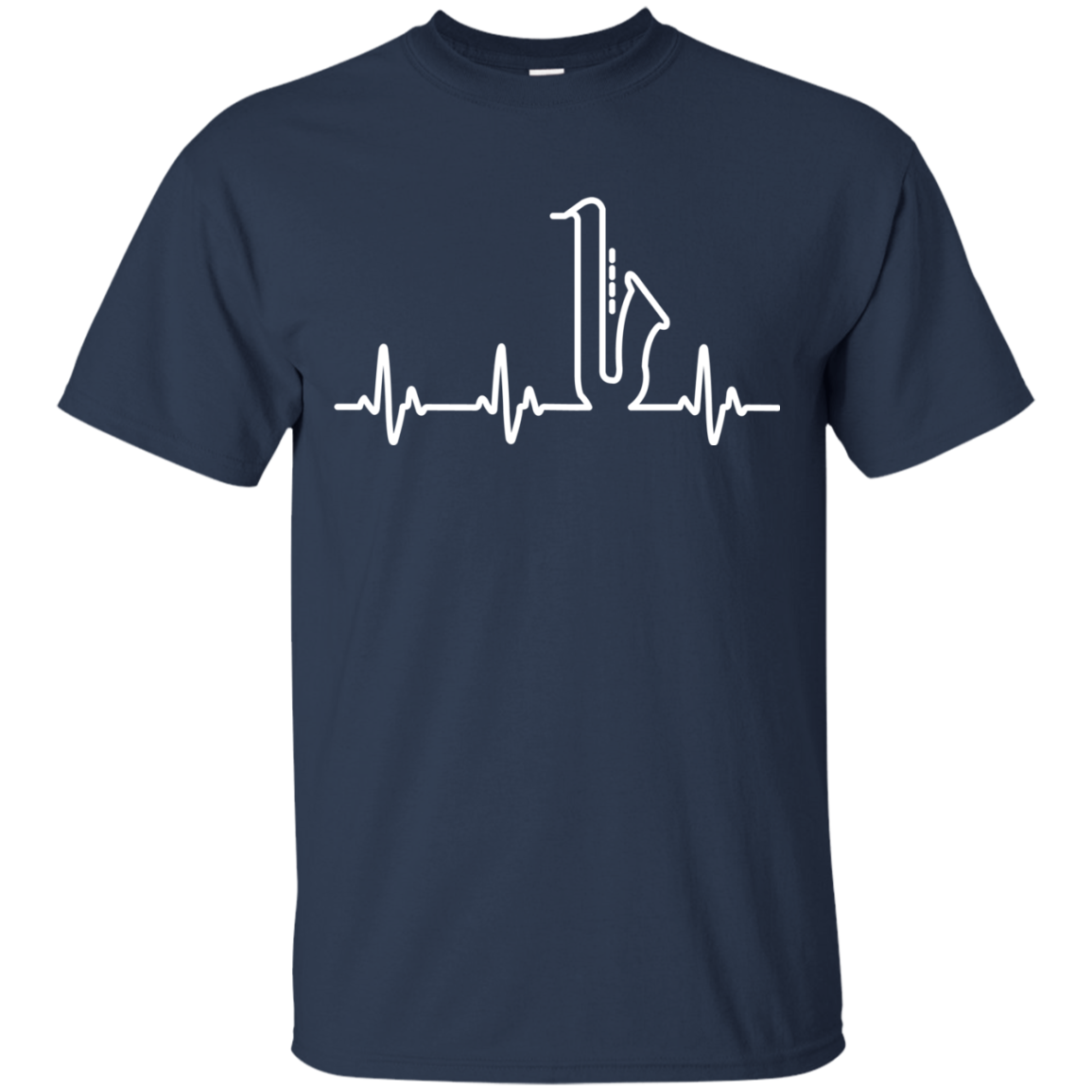 Saxophone Heart Beat T-shirt
