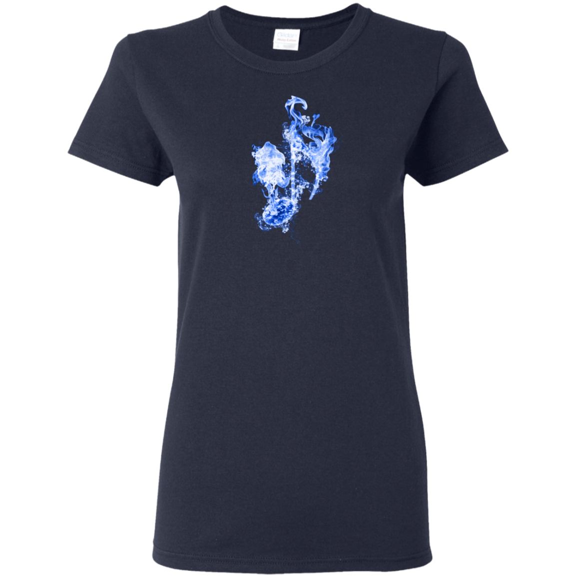 Blue Fire Eighth Note T-shirt - Artistic Pod Review