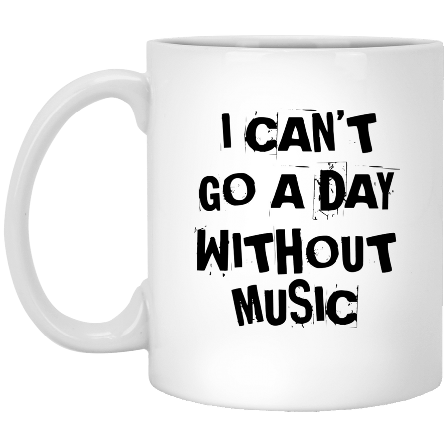 Can't Go a Day Without Music Mug - Artistic Pod Review