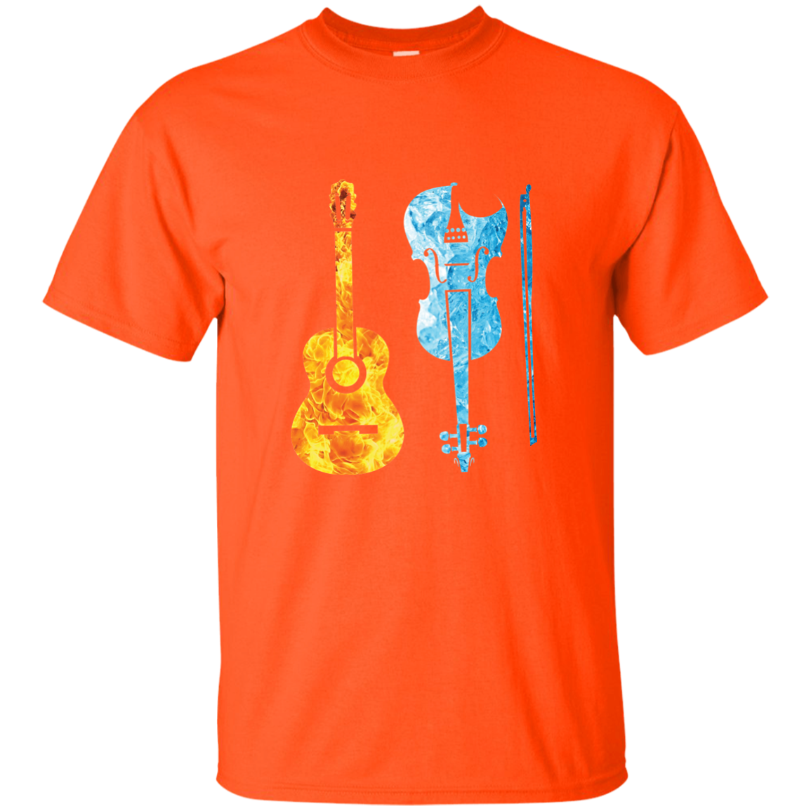 Music Instrument( Fire and Ice )T-Shirt
