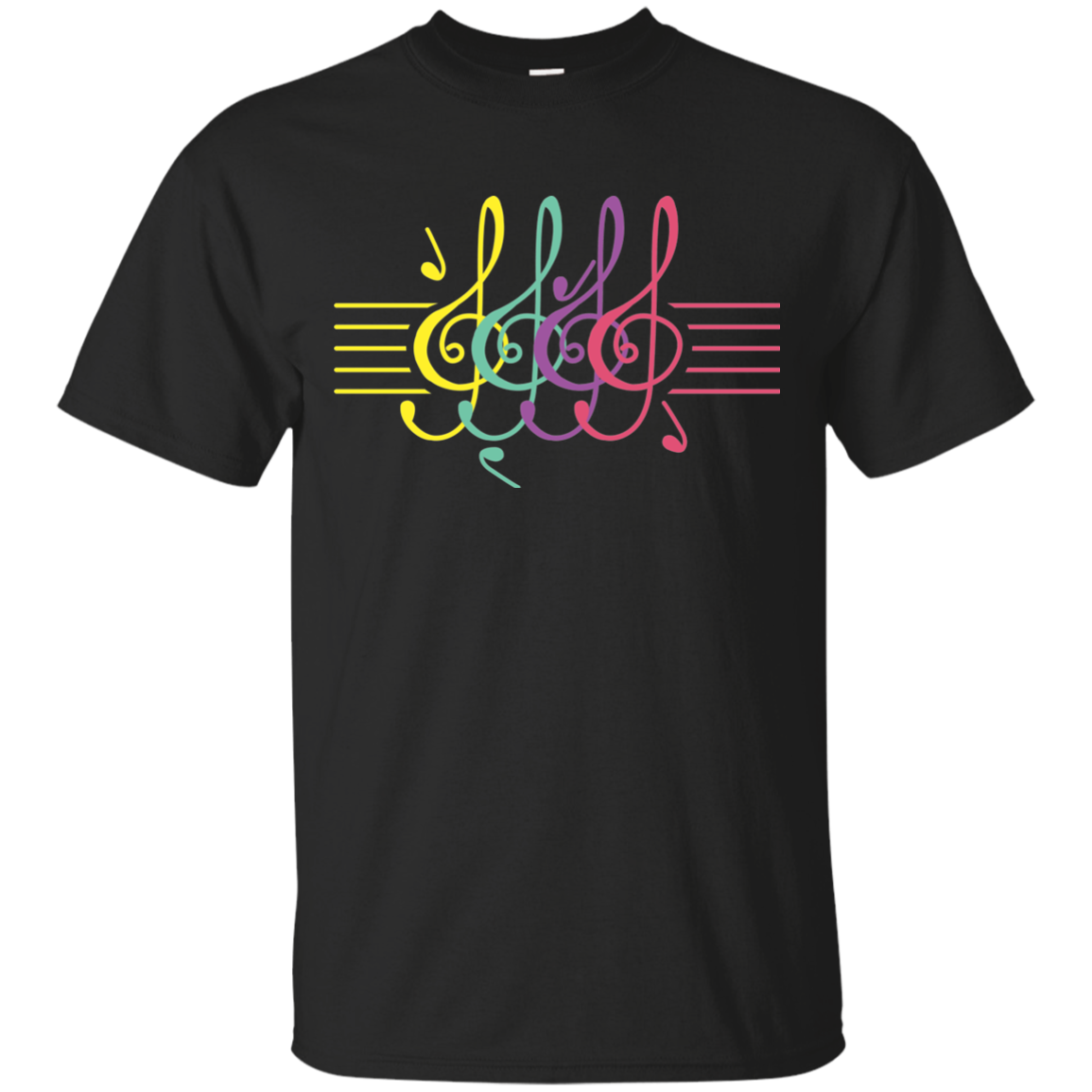 Music Rainbow T-shirt