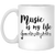 Music Is Life White Classic Mug