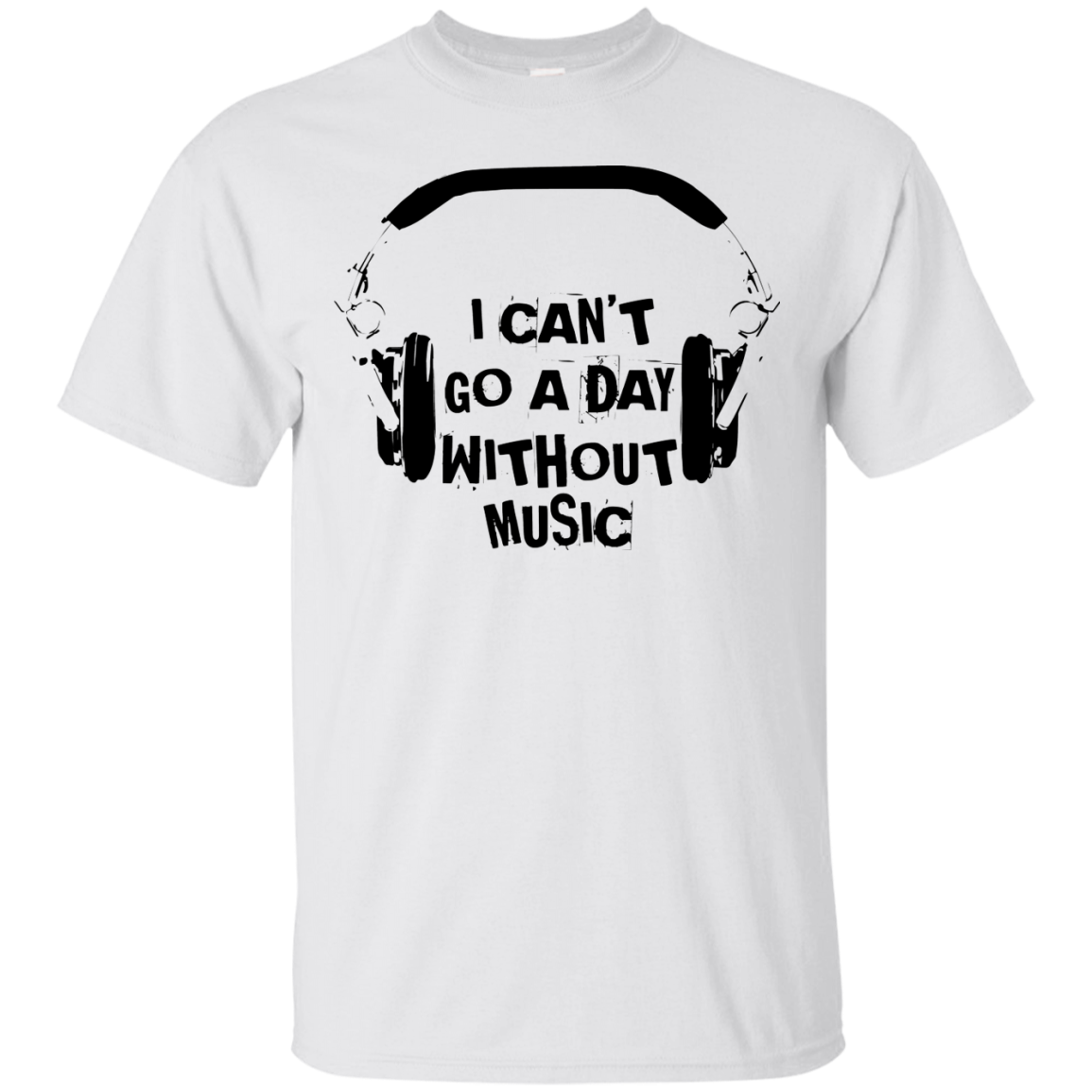 Can't Go A Day Without Music 1 Cotton T-Shirt - Artistic Pod Review