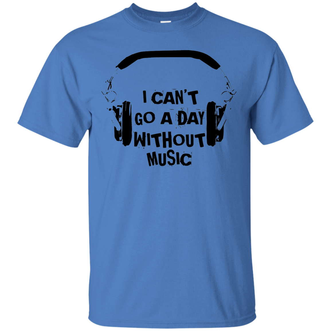 Can't Go A Day Without Music 1 Cotton T-Shirt - Artistic Pod Review