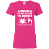 Warning Do Not Disturb The Drummer T-shirt - Women T-Shirt / Heliconia / S - { shop_name }} - Review