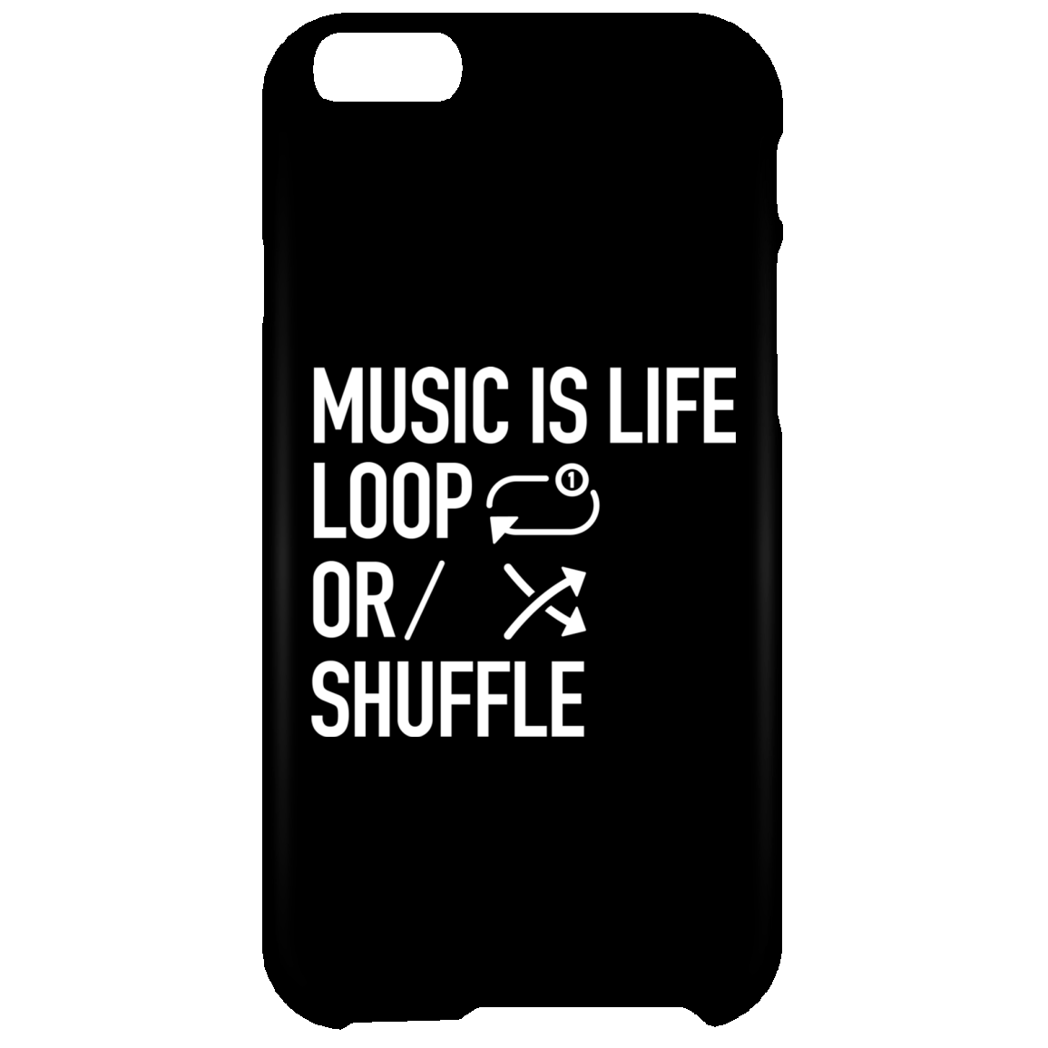 MUSIC IS LIFE iPhone 6 Plus Case