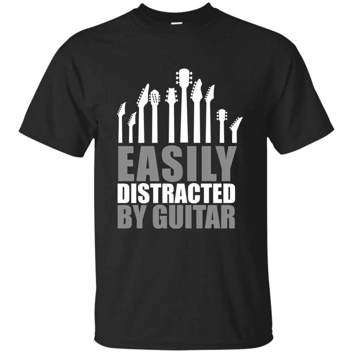 Easily Distracted by Guitar T-shirt