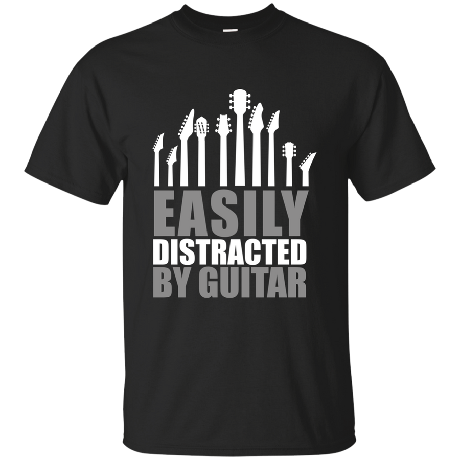 Easily Distracted by Guitar T-shirt - Artistic Pod Review