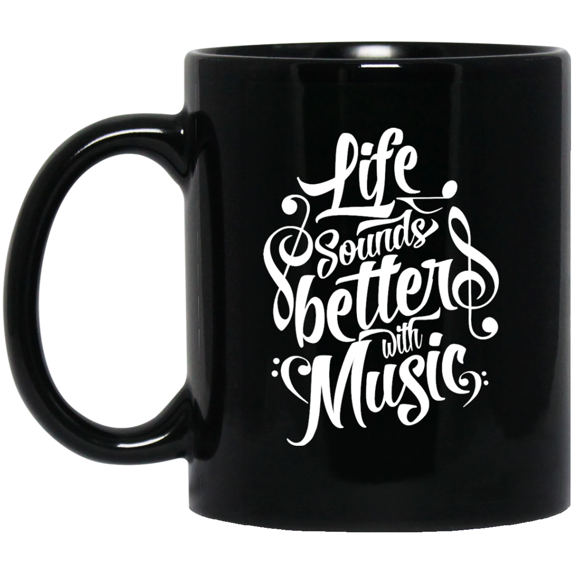 Life Sounds Better With Music Mug