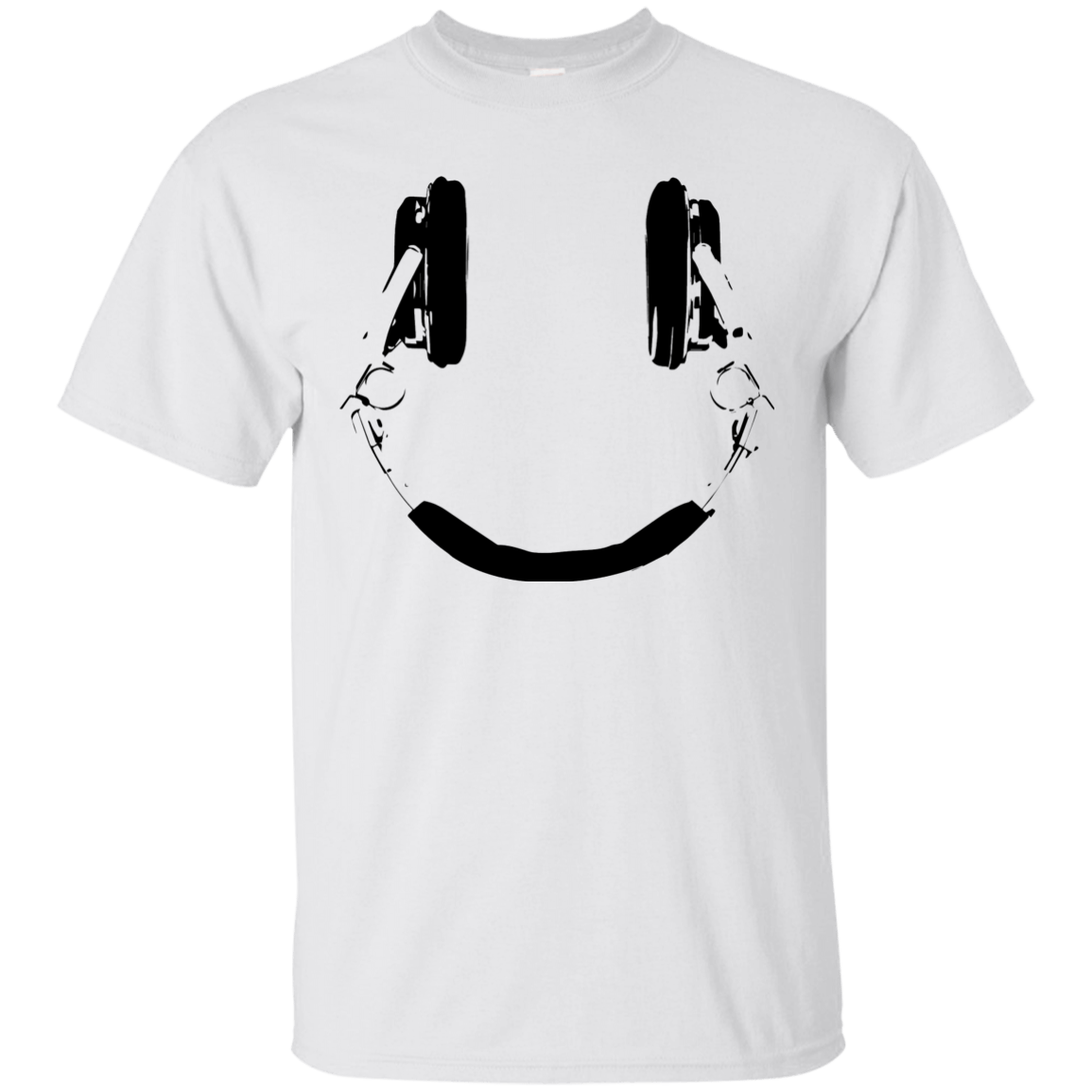 Smile Head Phone Ultra Cotton T-Shirt