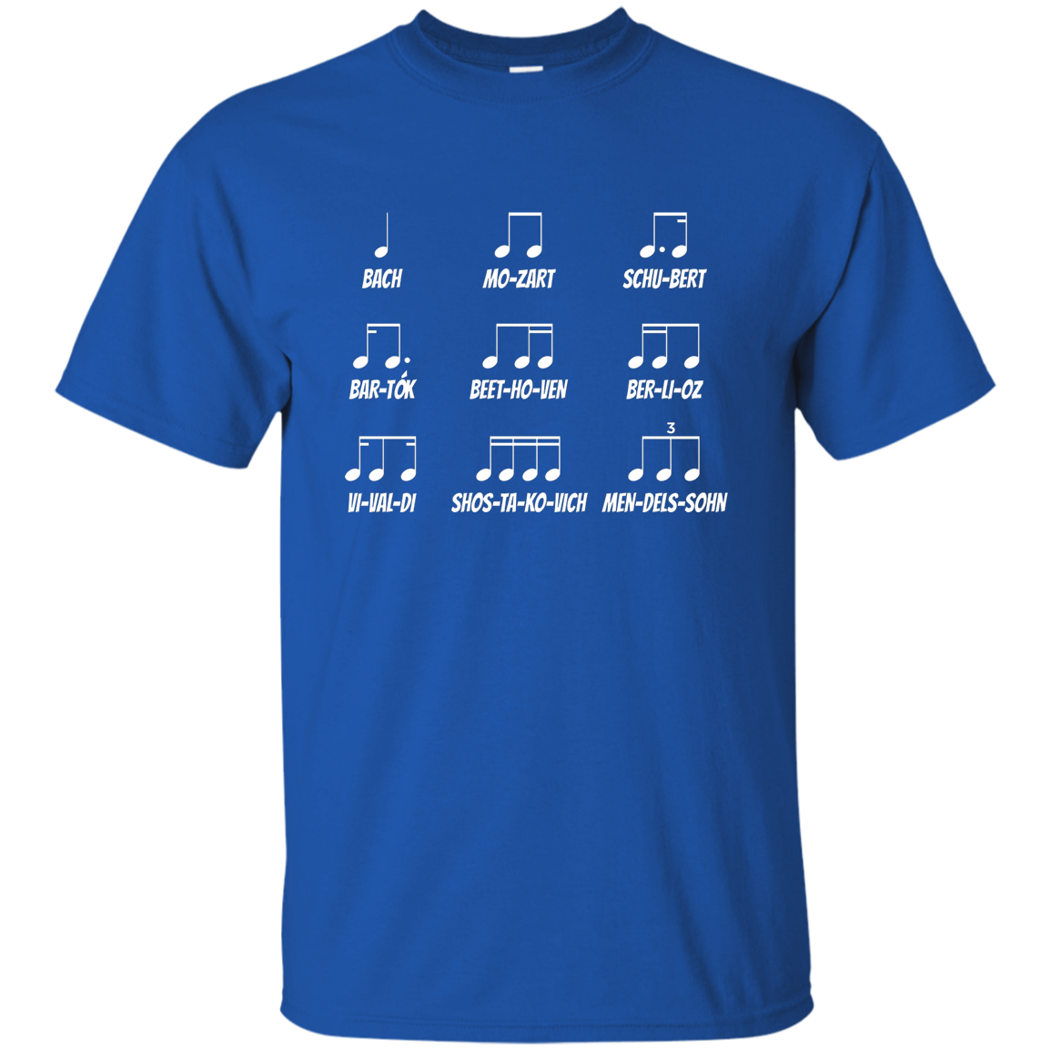 Multiple Musical Notes Unicode Character T-shirt