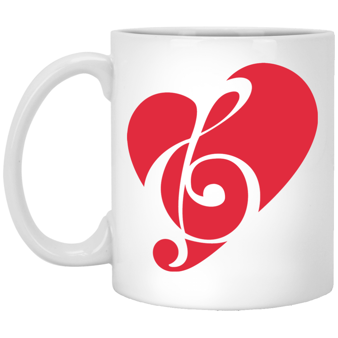 Music Heart Mug