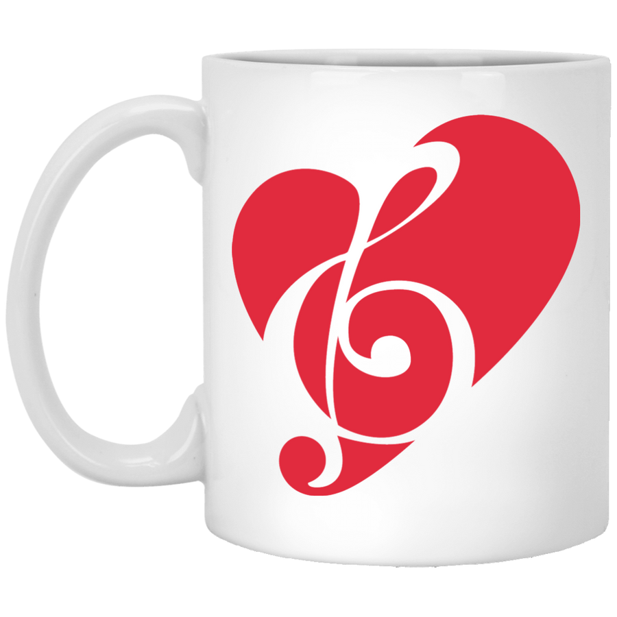 Music Heart Mug